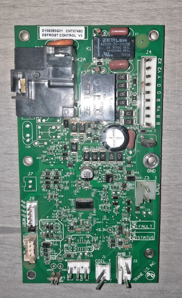 Trane/American Standard D159285G01 Defrost Control V3 CNT07482 (9562) E1 AM