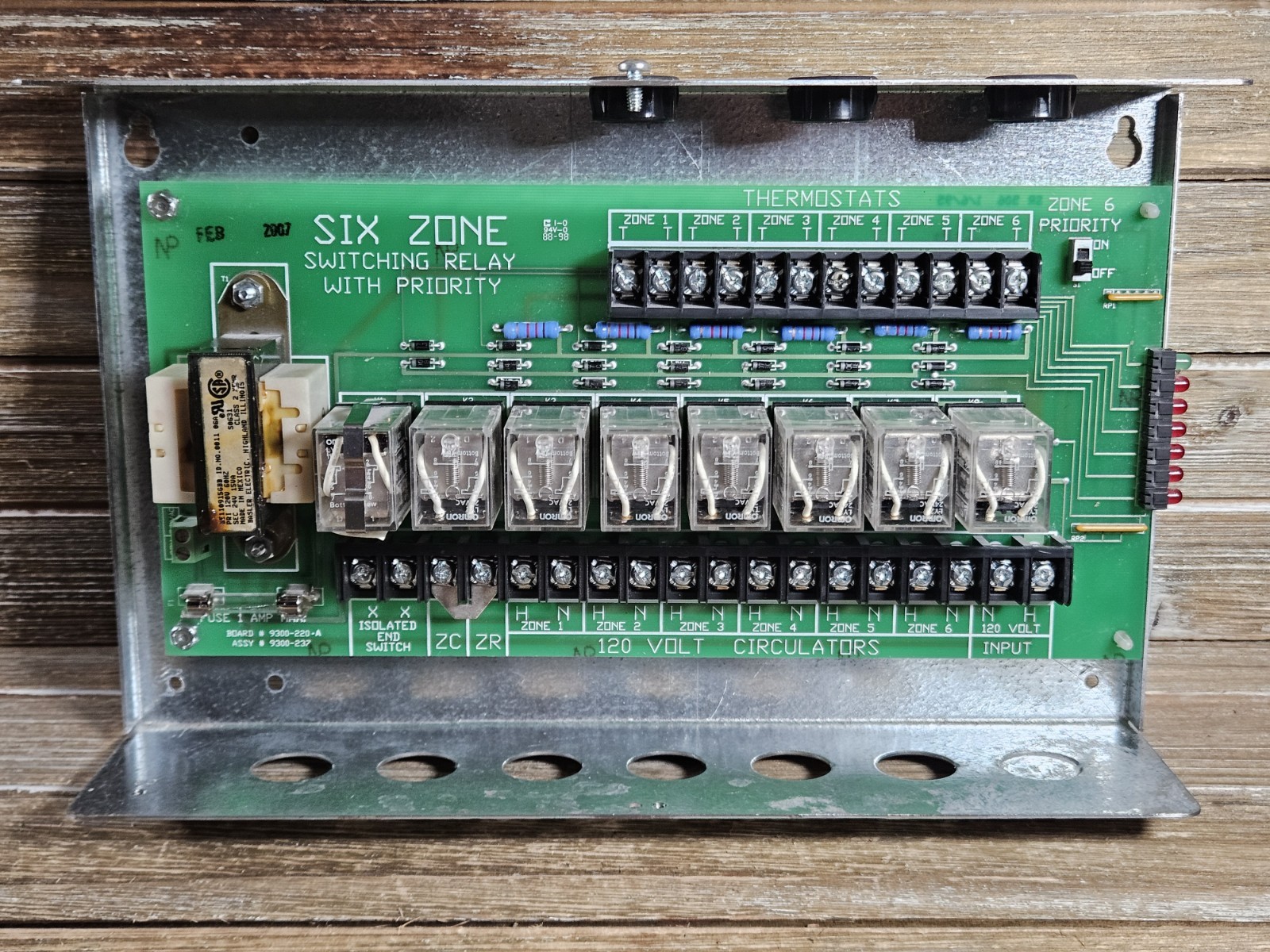 Taco SR506 Six Zone Switching Relay Boiler Control Free S&H SR506-4 Priority