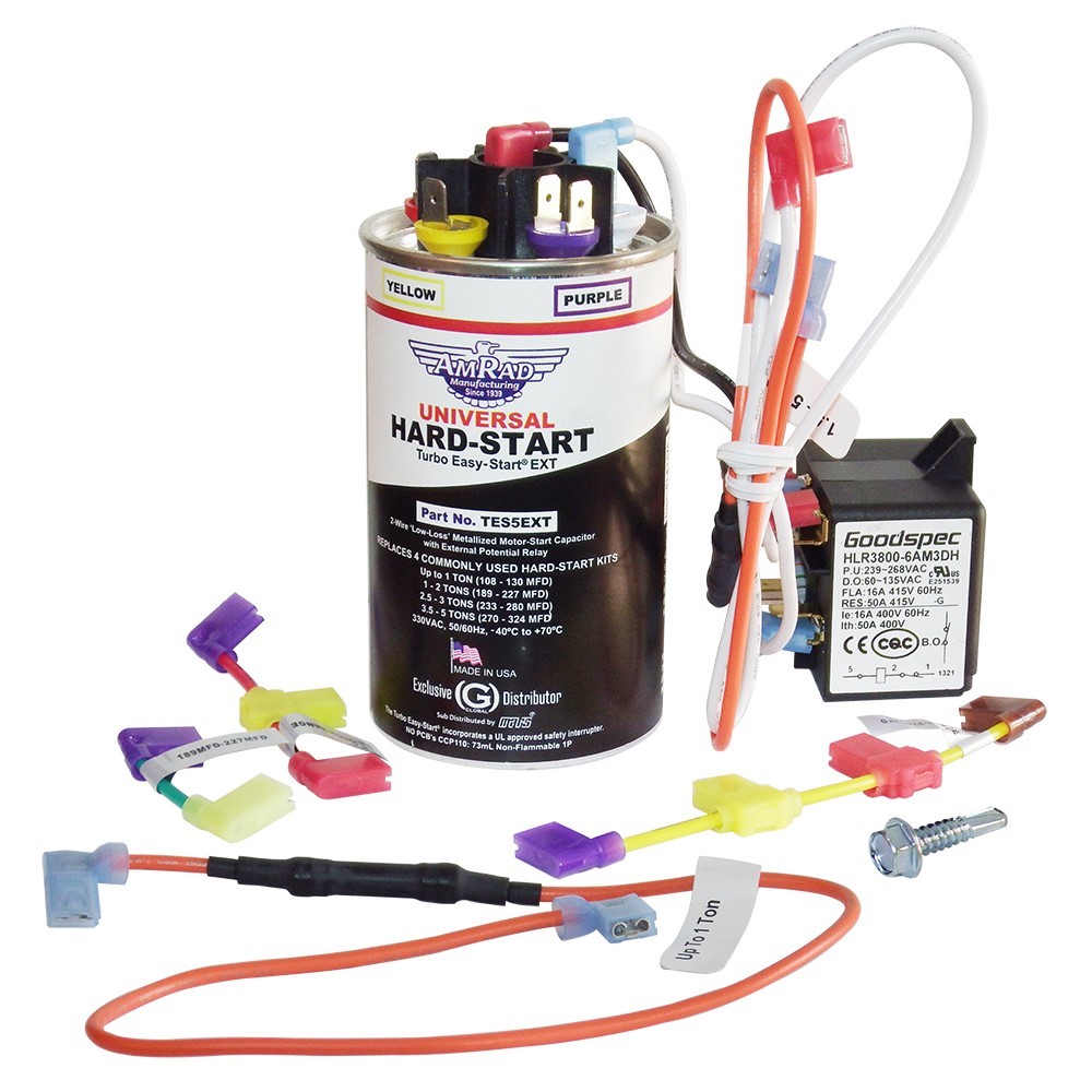 Amrad – TES5EXT Turbo Universal Hard-Start plus UCM Universal Capacitor Mount