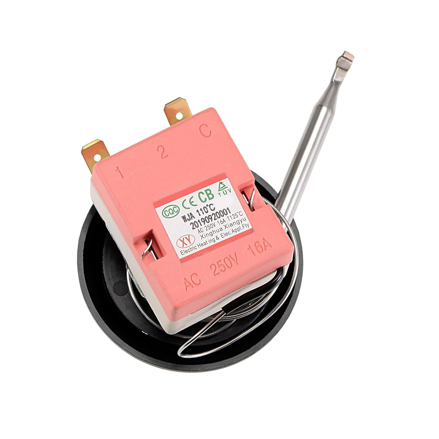 NC 250V 16A 110C Temperature Control Switch Capillary Thermostat for Oven Refrig