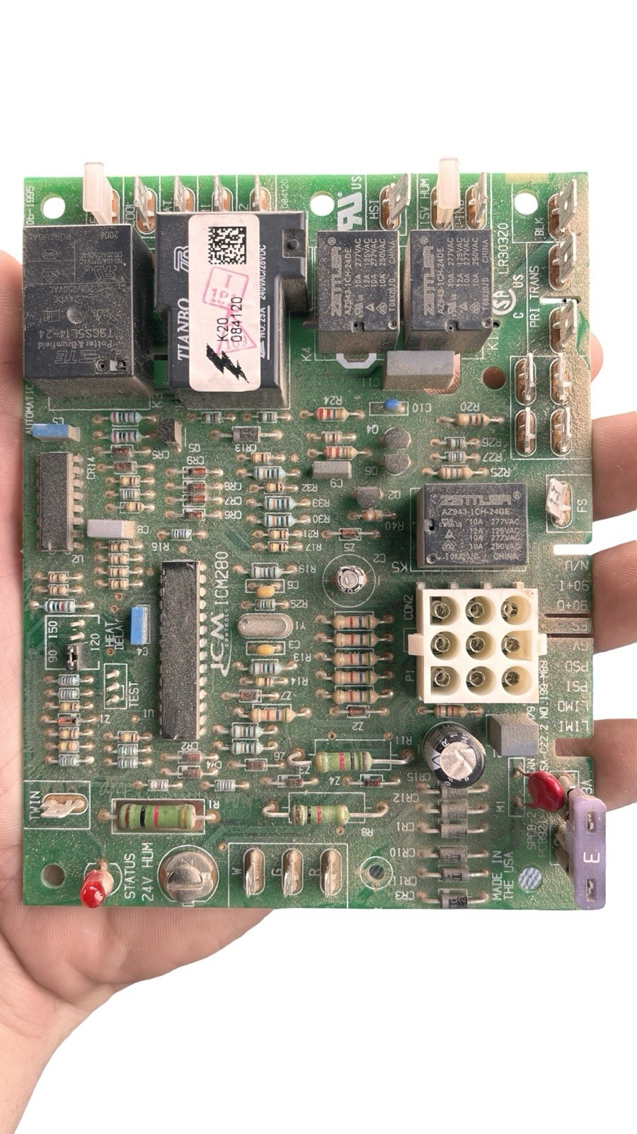 ICM280 Furnace Control Board – Universal Replacement Control Module Not Tested
