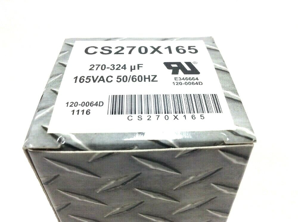 270-324 Uf Start Capacitor HEAVY-DUTY 165 VAC Motor INDUSTRIAL-GRADE CS270X165