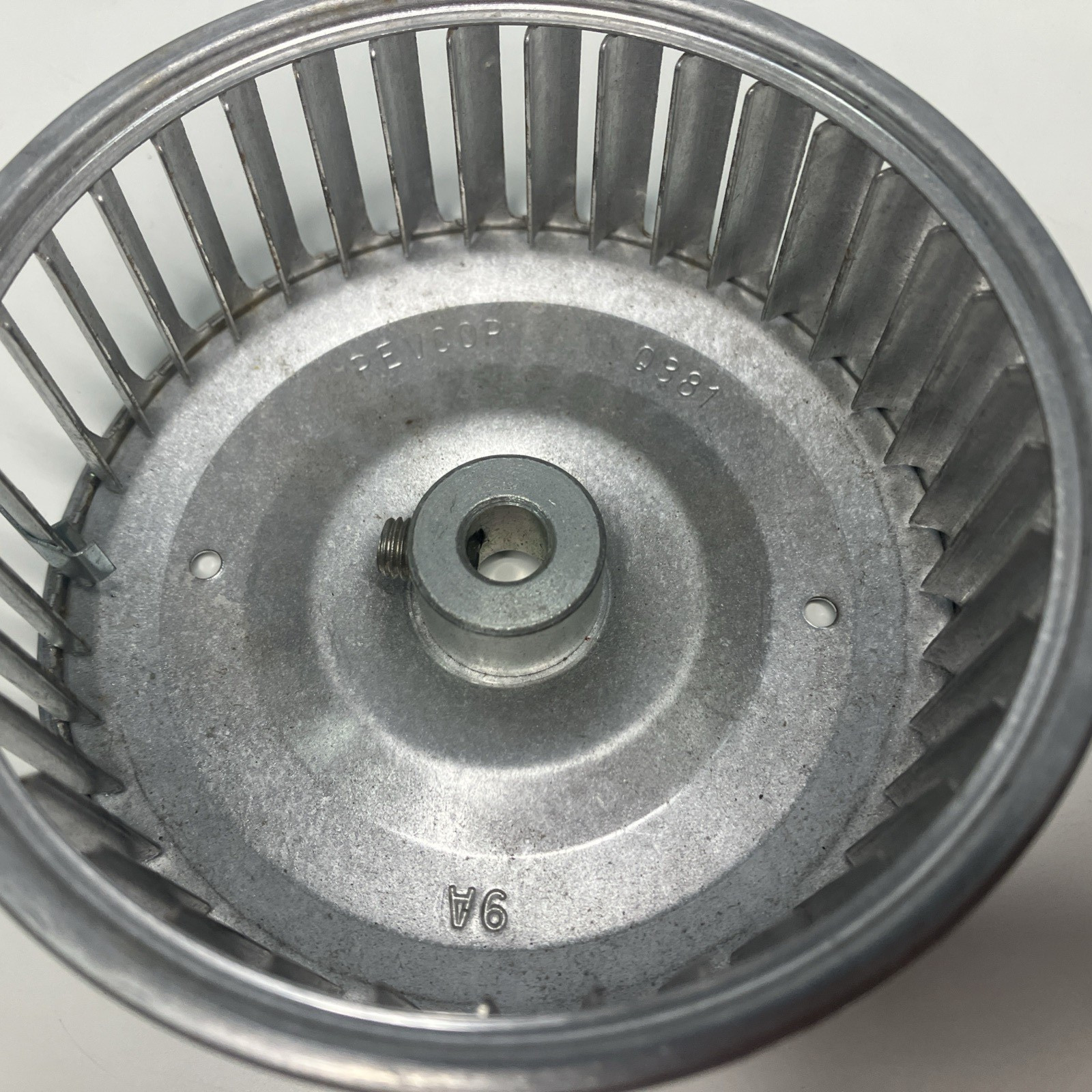 REVCOR Q381-250S R Blower Wheel, Dia 3 13/16 In, Width 2 1/2 In