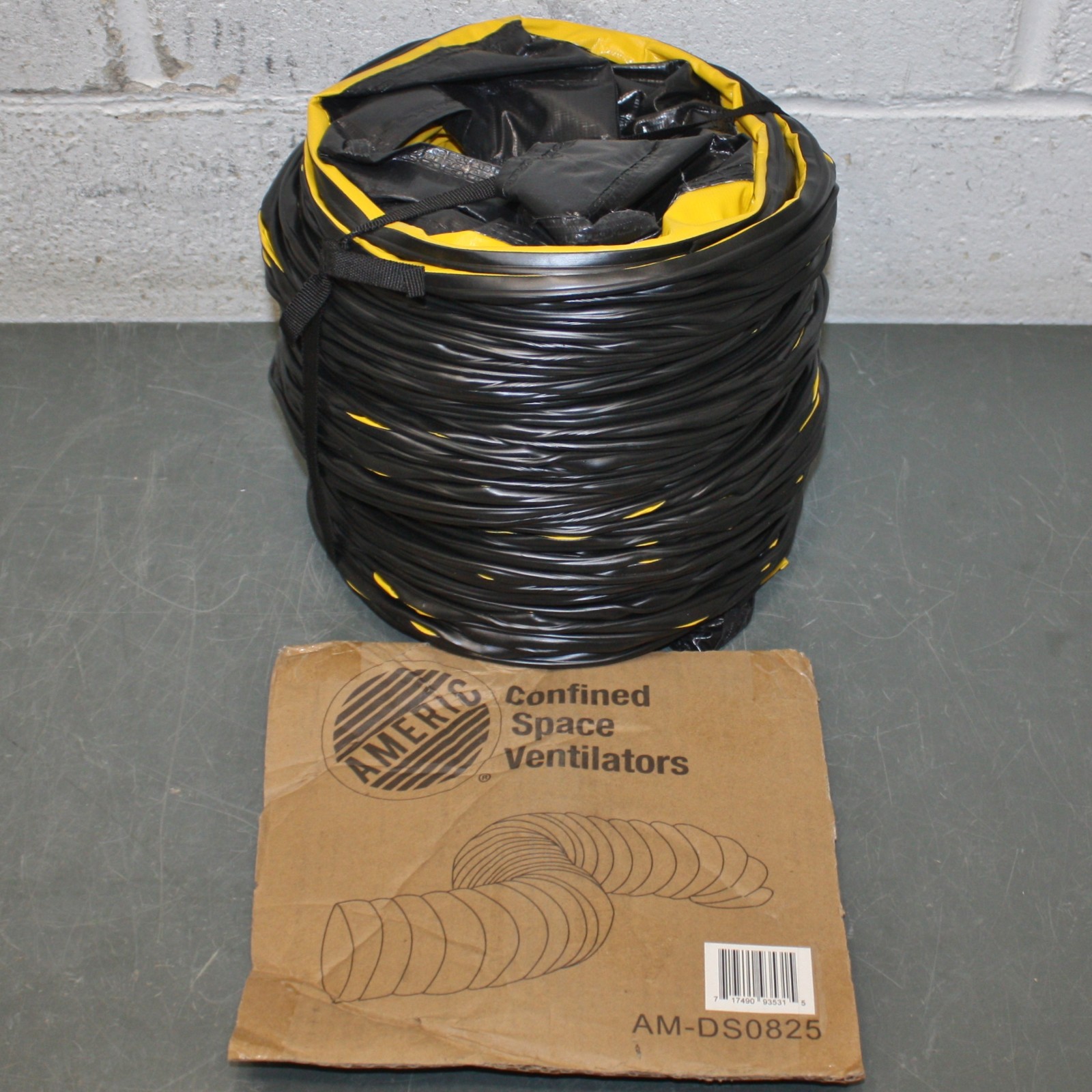 Americ Ventilation Duct AM-DS0825, 8″ x 25ft, PVC Coated Polyester, For VAF1500A