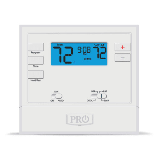 PRO1 T625-2 Programmable Thermostat 1/2″ NPT Plastic HVAC Control