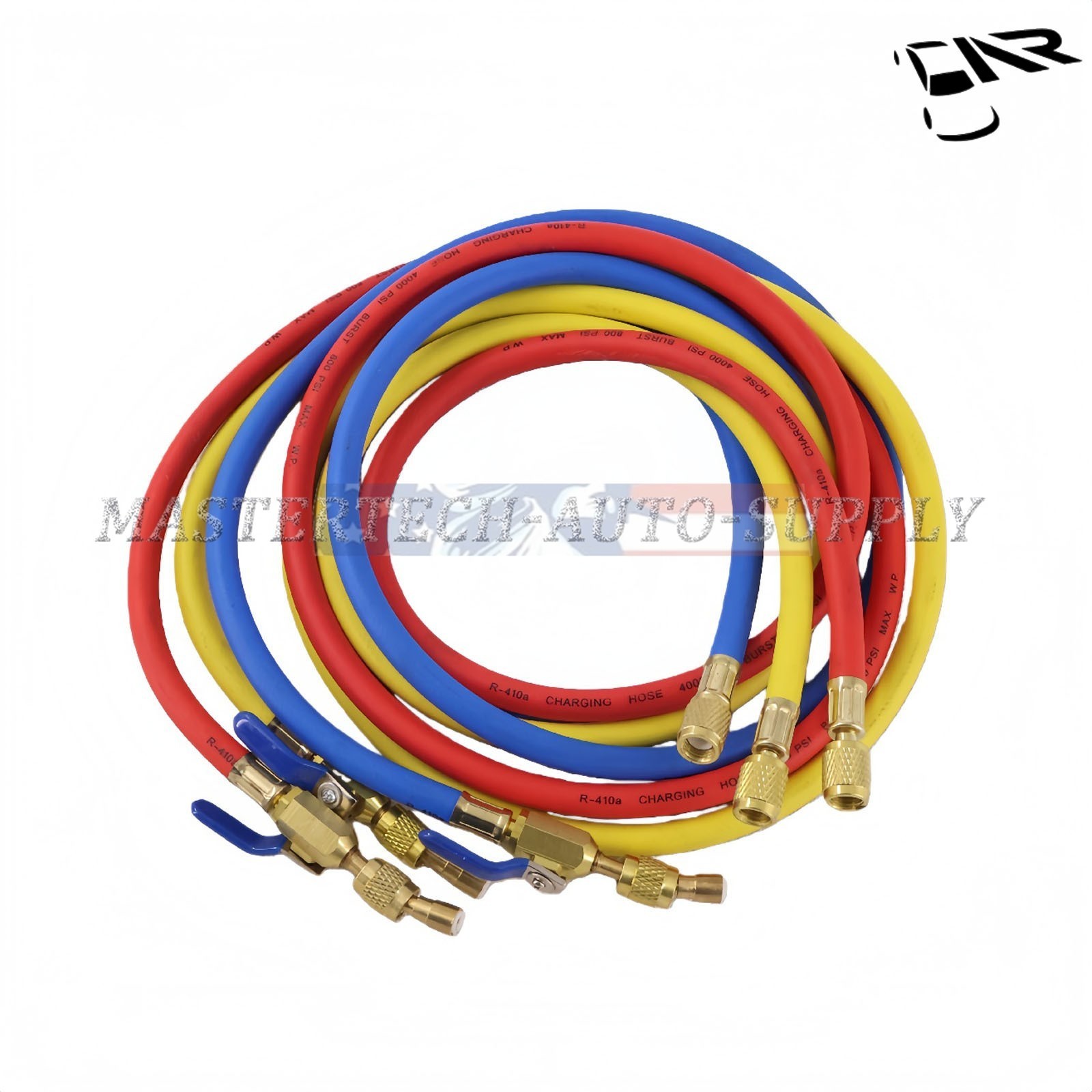 NEW 3Pack 29986 Plus II 1/4″ Hose with Compact Ball Valve 72″ for R-410A Refrige
