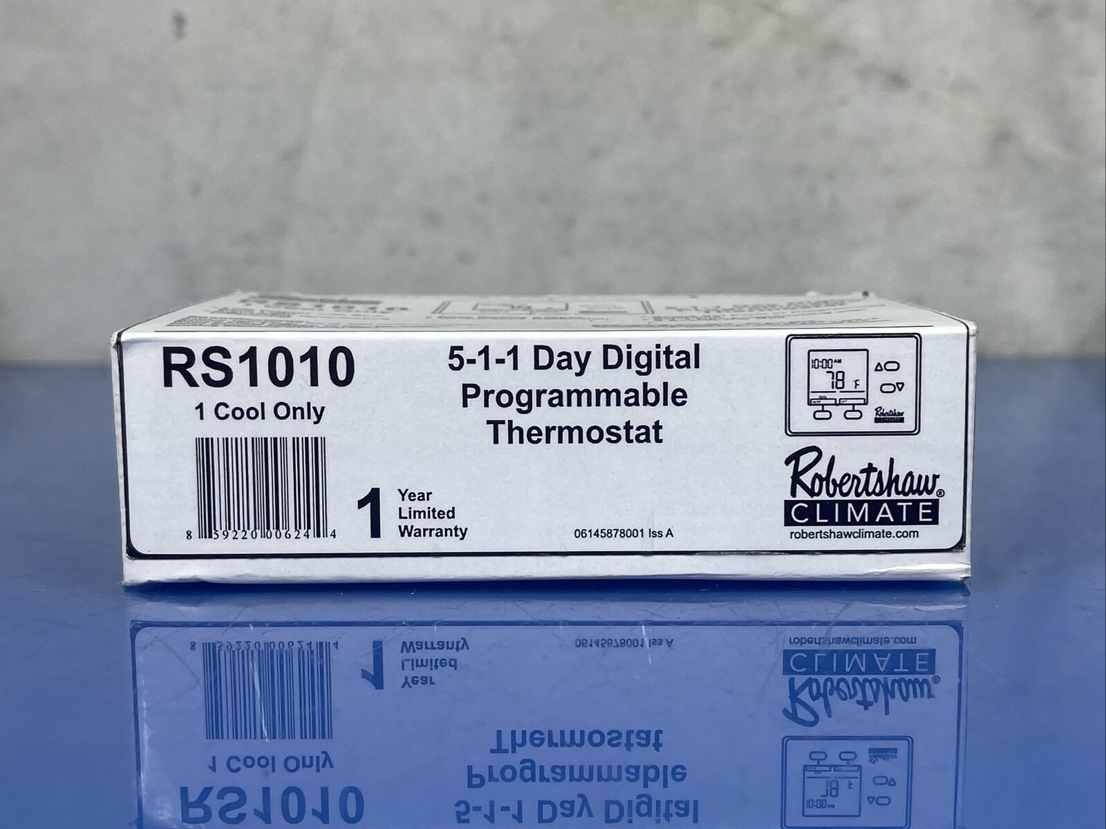 Robertshaw RS1010 24V/Millivolt 1 Cool 5-1-1 ￼ Day Digital Programmable Thermo￼