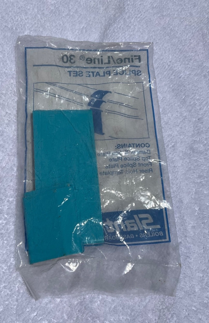 White SLANT-FIN Splice Plate Set 2″ Baseboard Accessory Blue Fine/Line 30