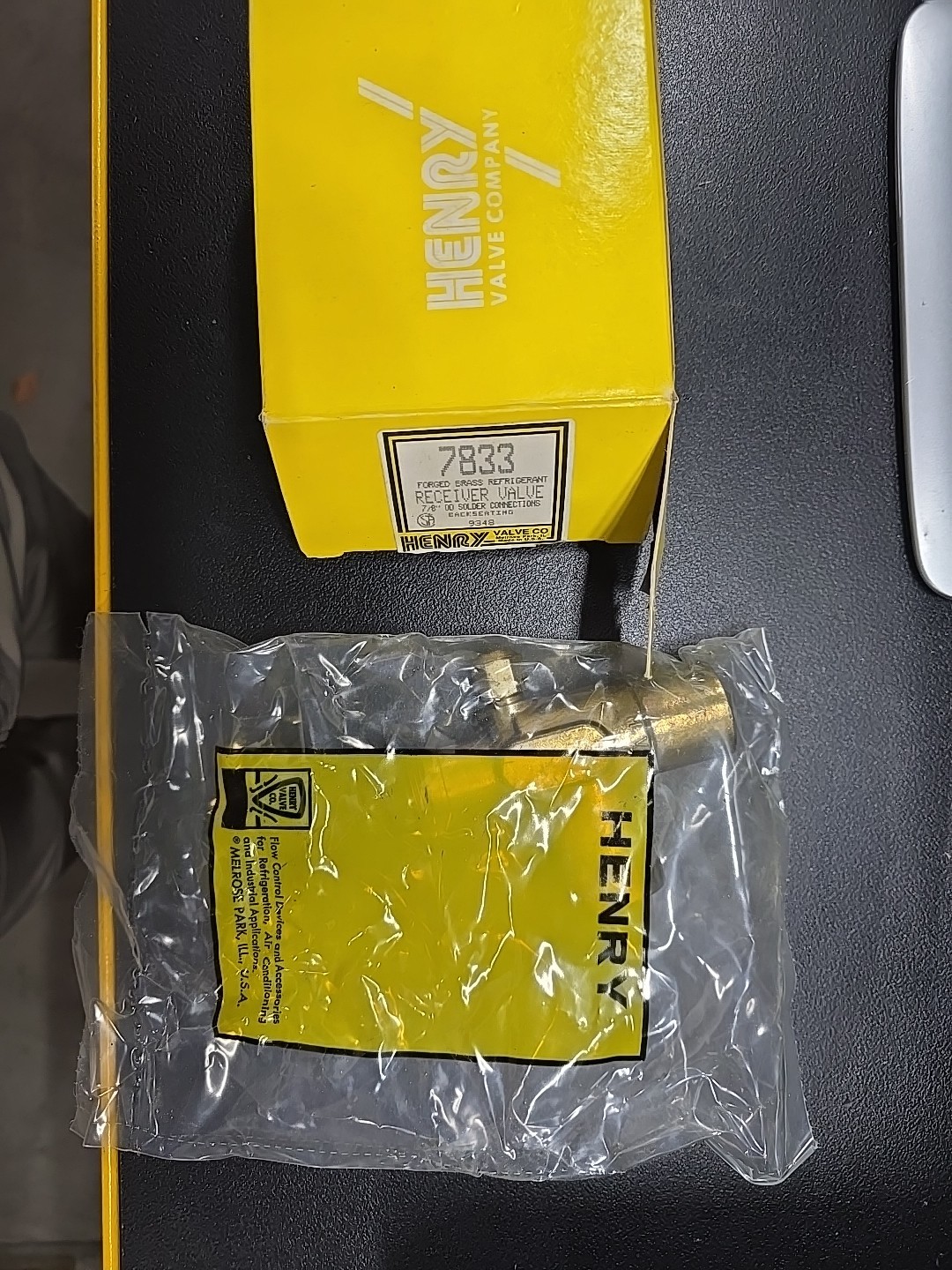 McQuay/Daikin/Henry 735080501 VALVE MOTOR COOLING/Service Valve