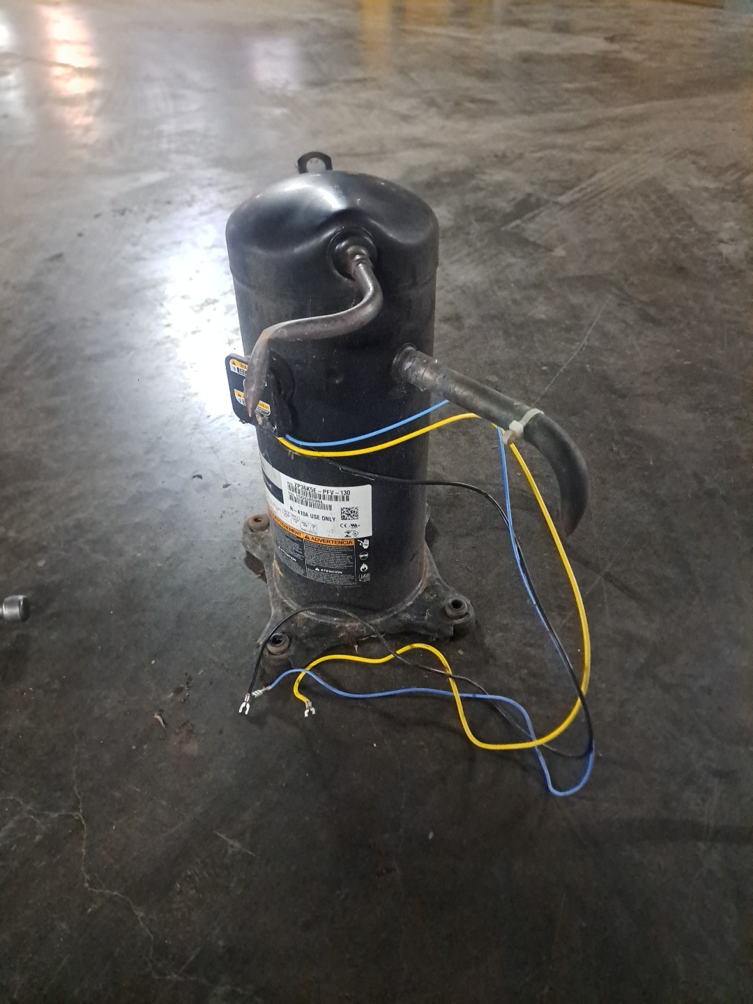 COPELAND Scroll ZP36K5E-PFV-130 36,000 BTU 230V 1PH 60HZ R-410A only used SOA2FL
