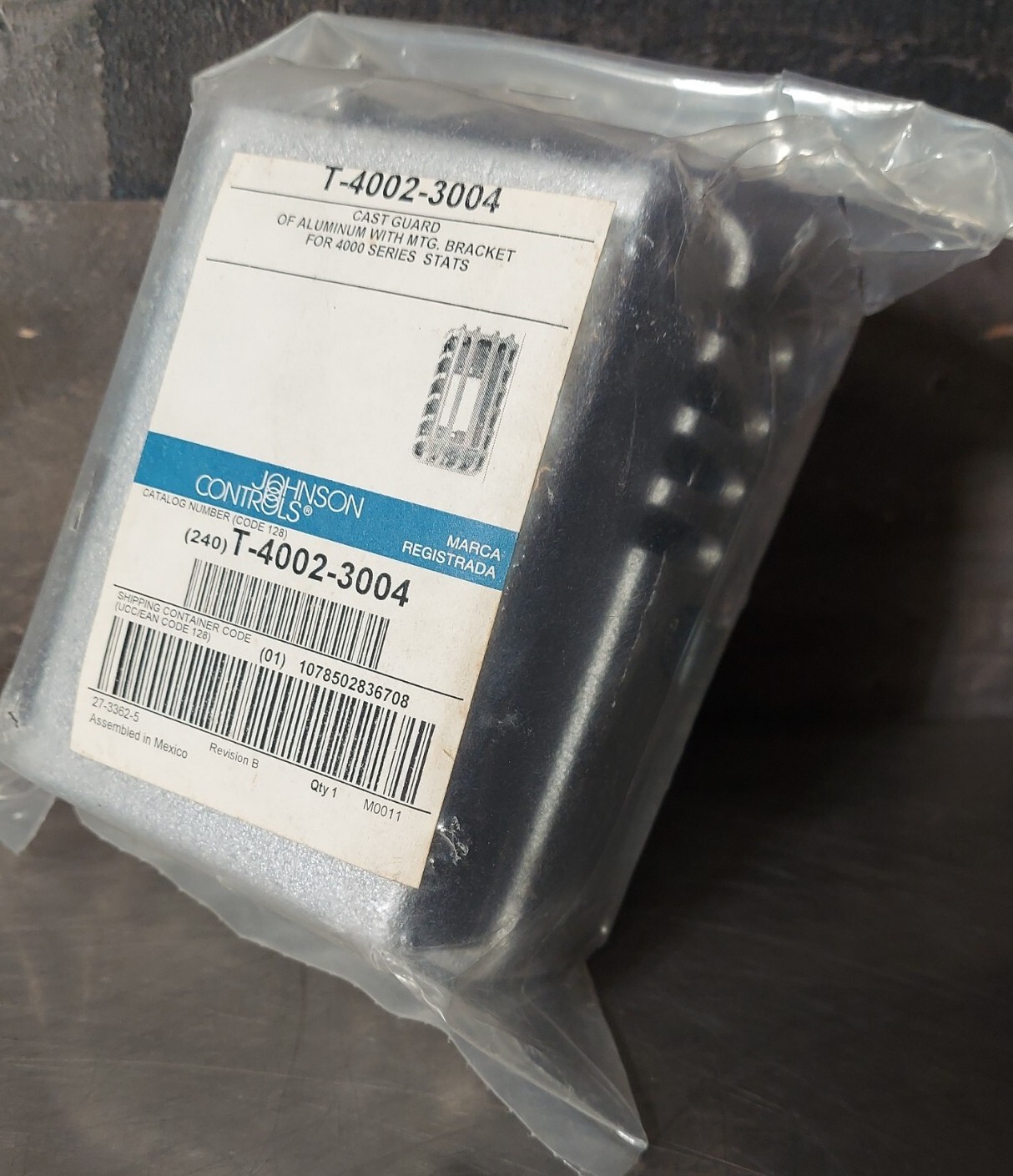 Johnson Controls T-4002-3004 CAST GUARD Aluminum w/MTG Bracket for 4000 Series
