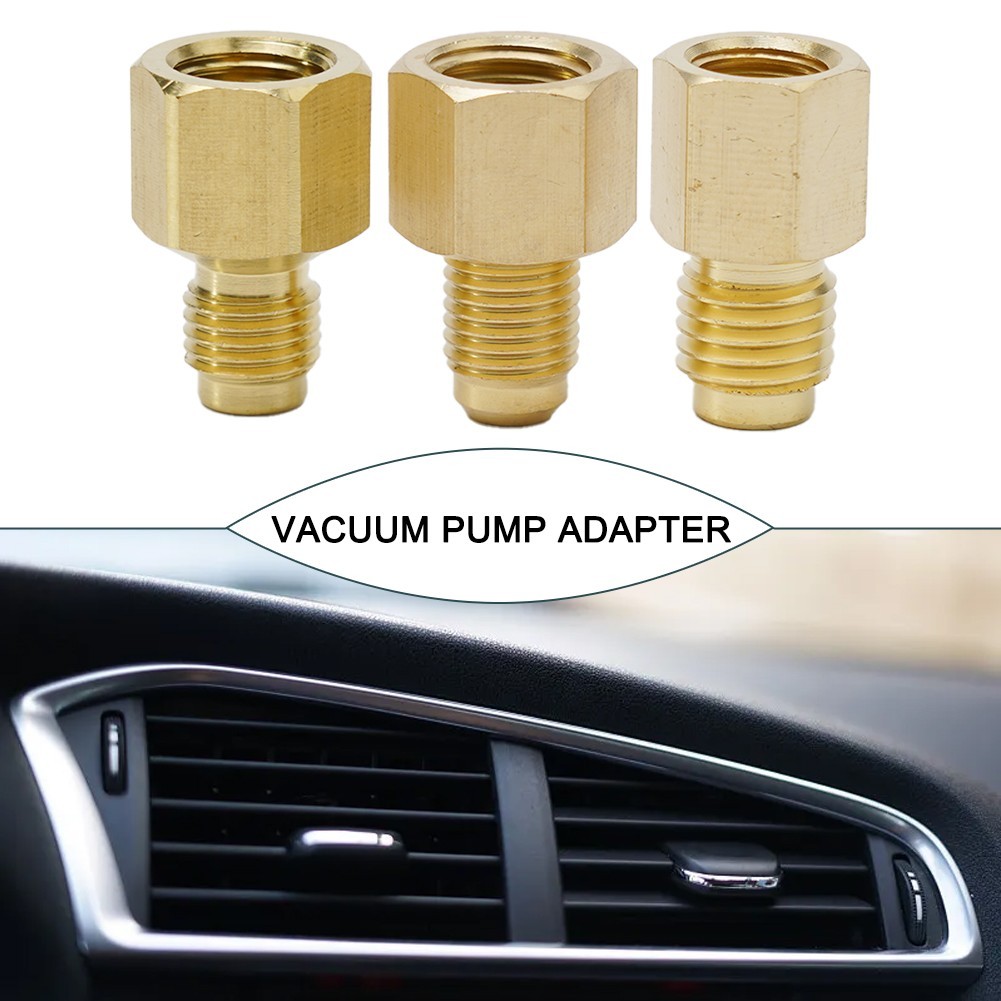 3pcs Vacuum Pump Adapter For R134a R12 R22 R410a Hvac Service High Quality