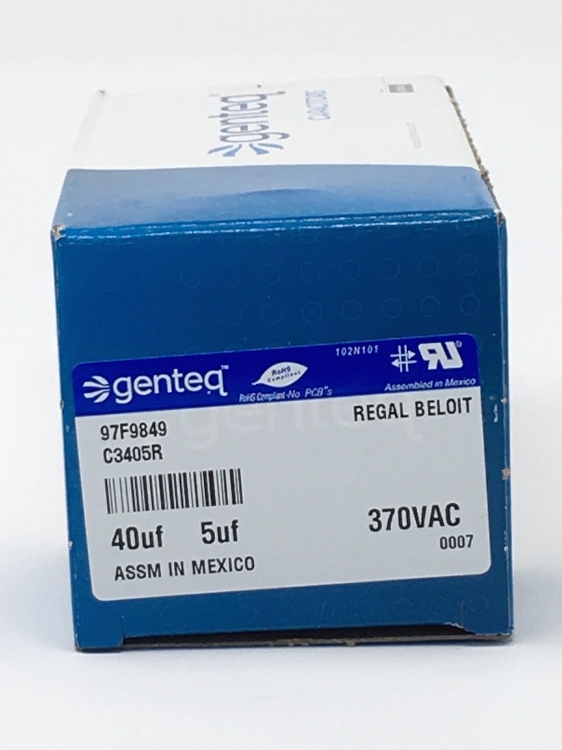 40/5Uf Capacitor Motor Run 370V Round Snap-in Mount for OEM Applications