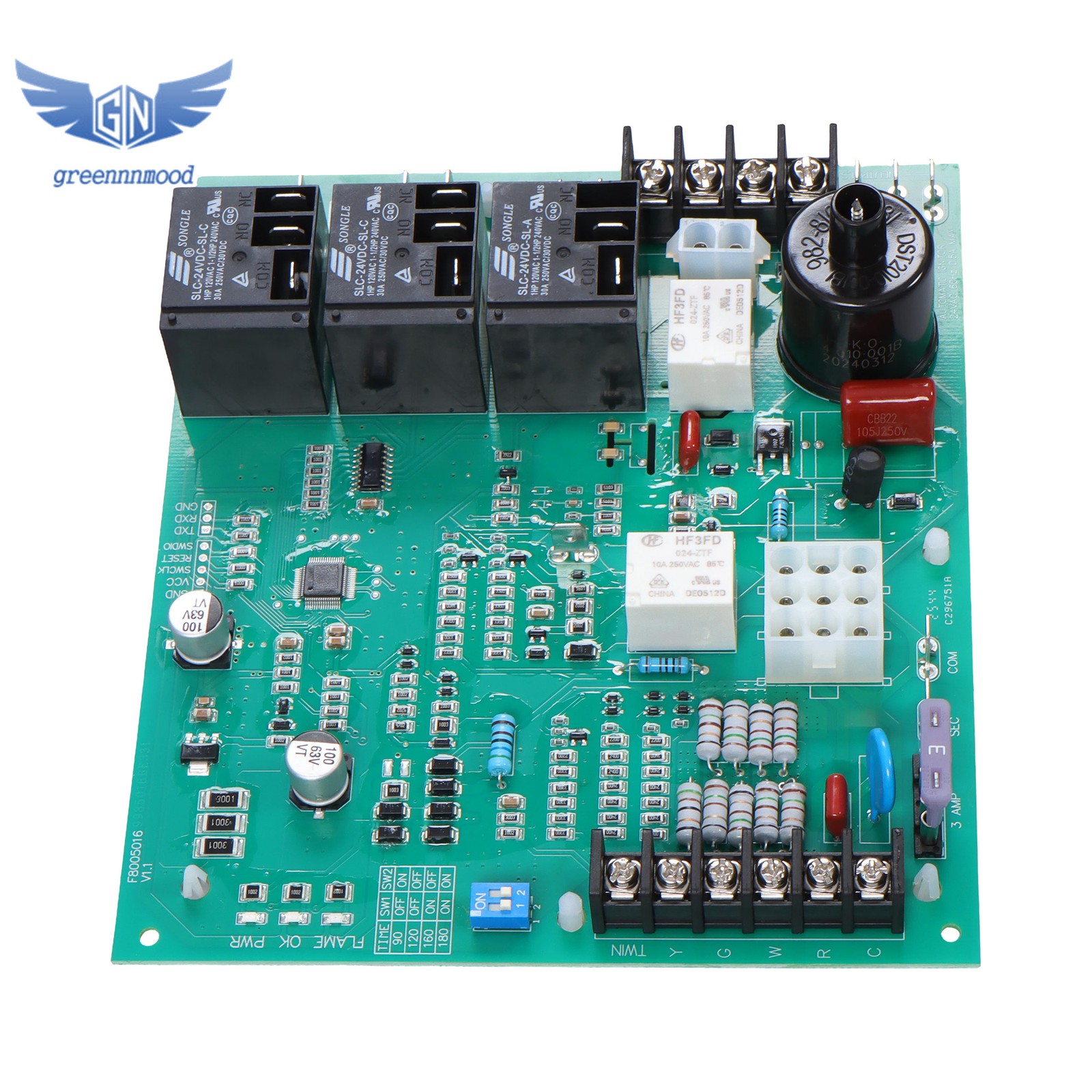 ICM292 Gas Furnace Control Board Fits 62-24140-04 / 62-24140-02 / 62-24140