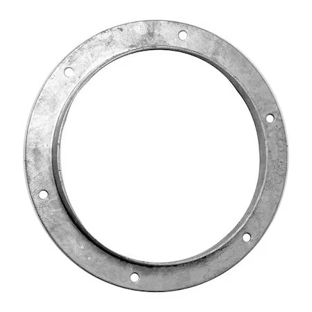 Nordfab 8010000145 Round Angle Flange Adapter, 8 In Duct Dia, Galvanized Steel,