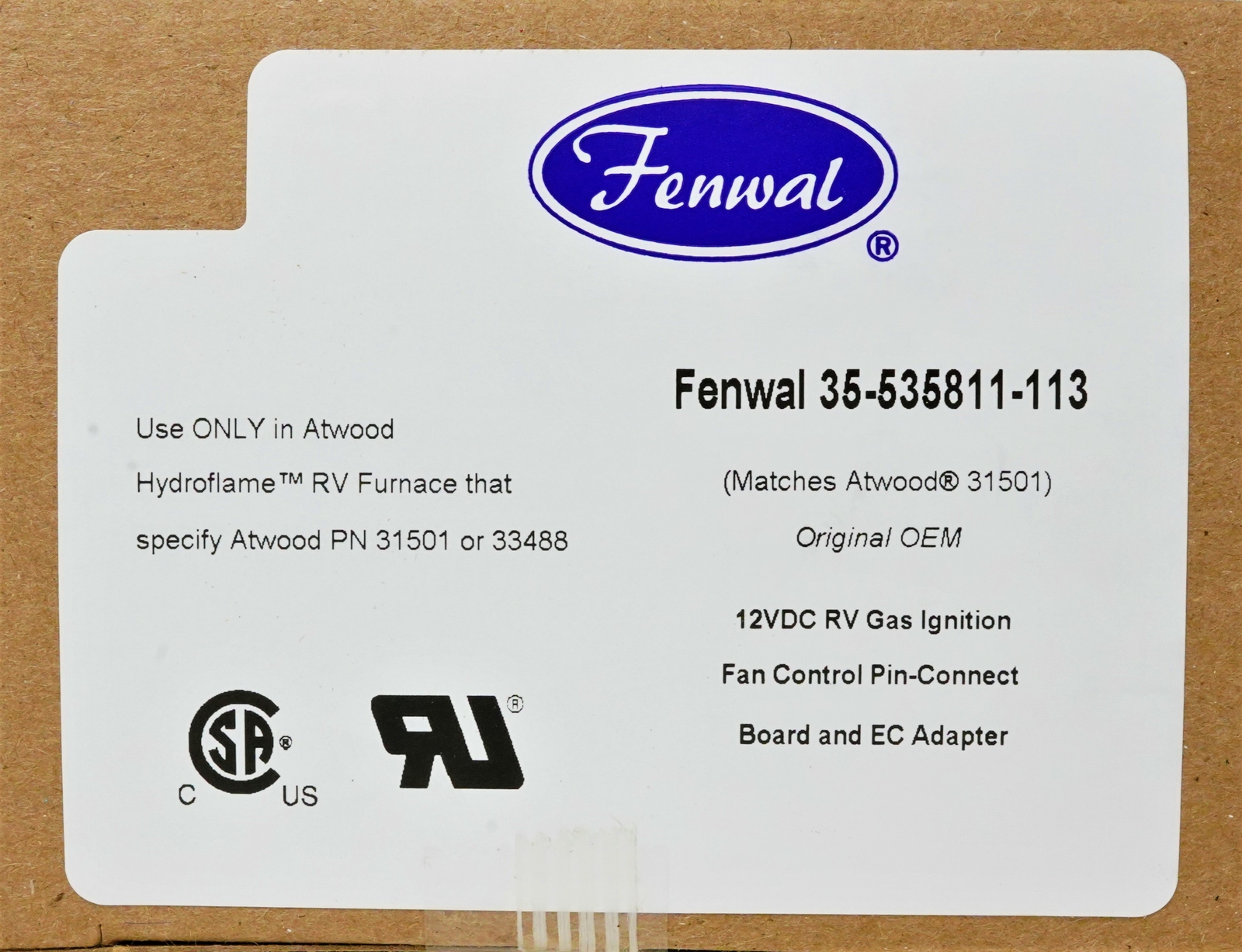 RV Heater Control Board for Atwood Hydro Flame 31501 Fenwall 35-535811-113