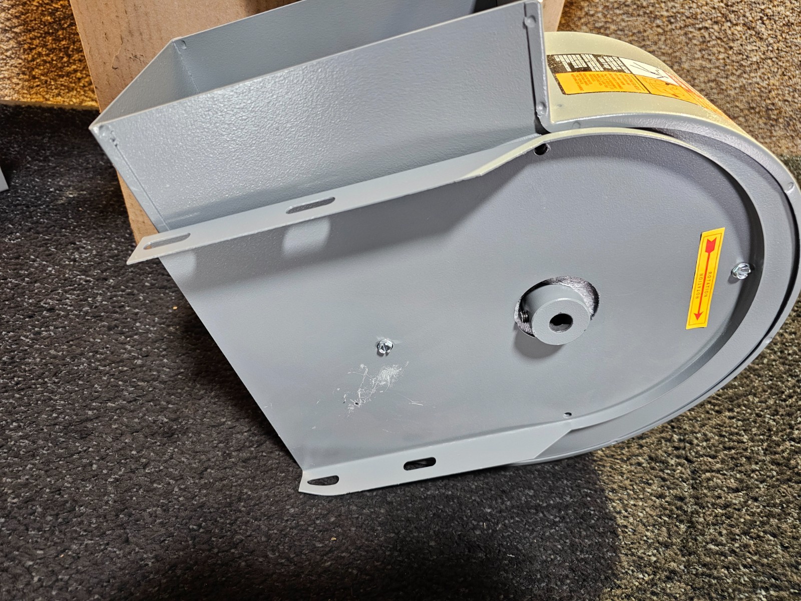 DAYTON 1C792 7 3/4 in Blower Wheel Dia, Direct Drive, For 360 CFM Airflow Steel