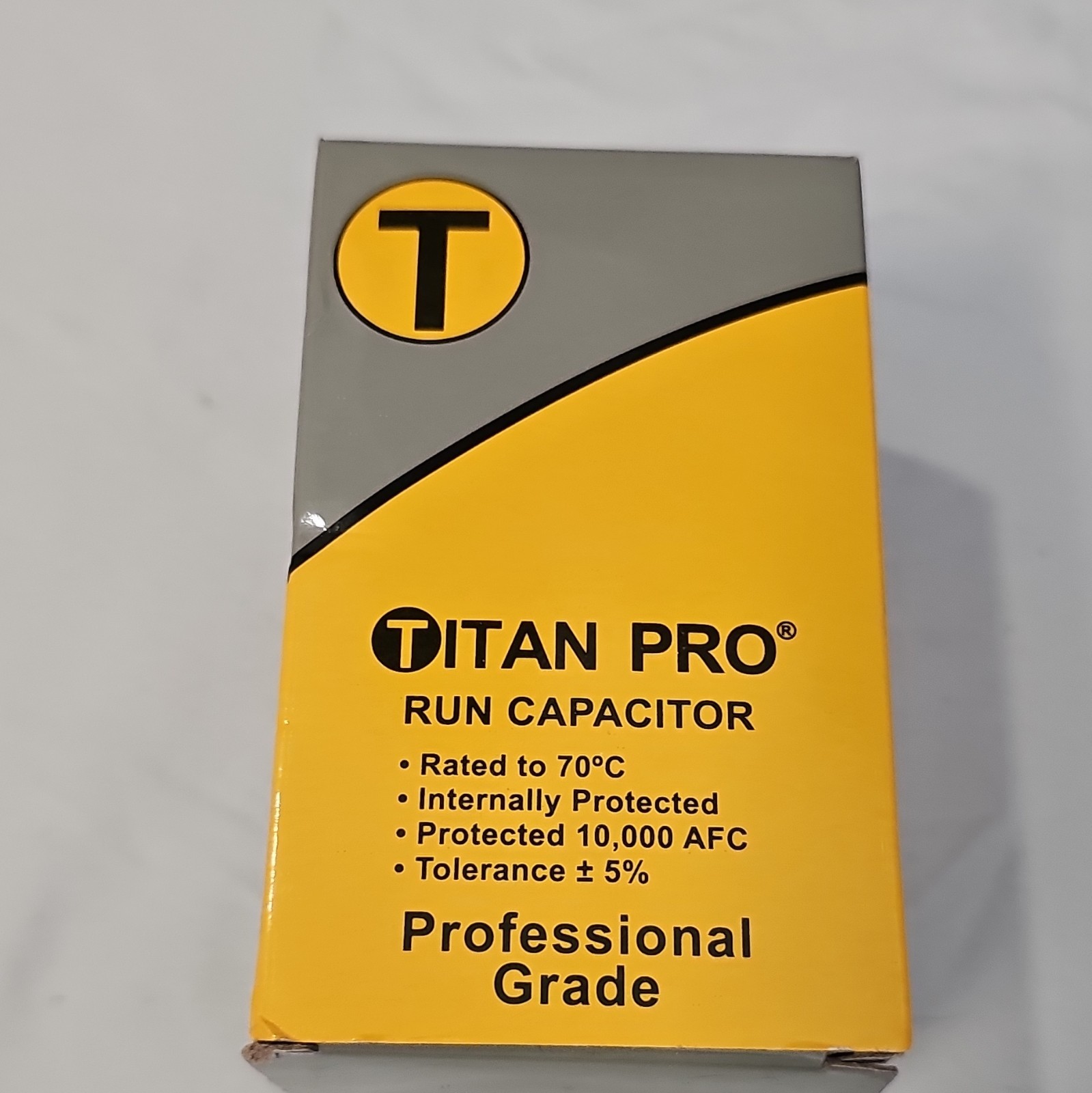 Titan Pro TRCFD405 Motor Run Capacitor 40+5 MFD 440/370V Round