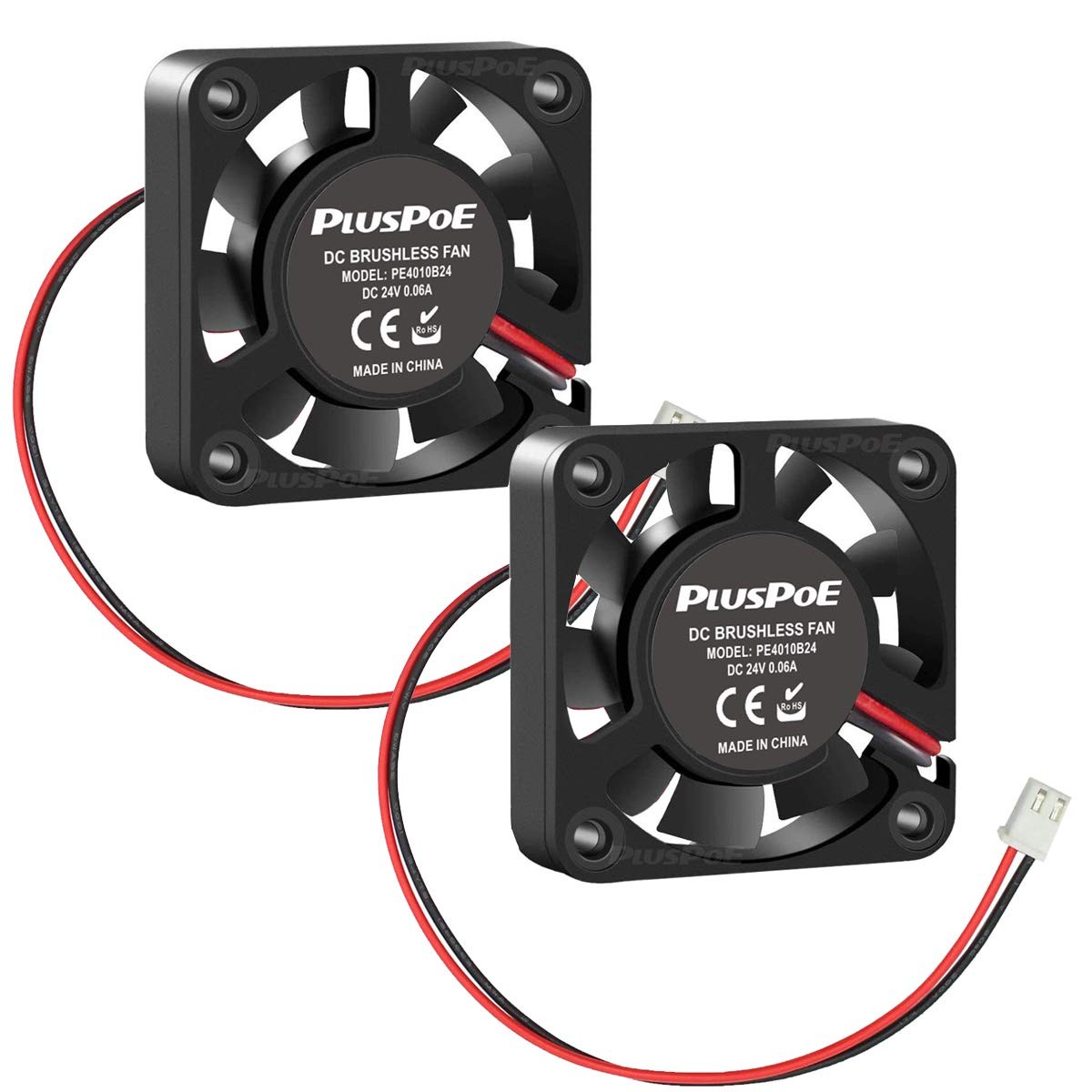 40mm Fan 24V, Ender 3 Upgrade 24 Volt Fans 4010 Works for 24V-2Pack