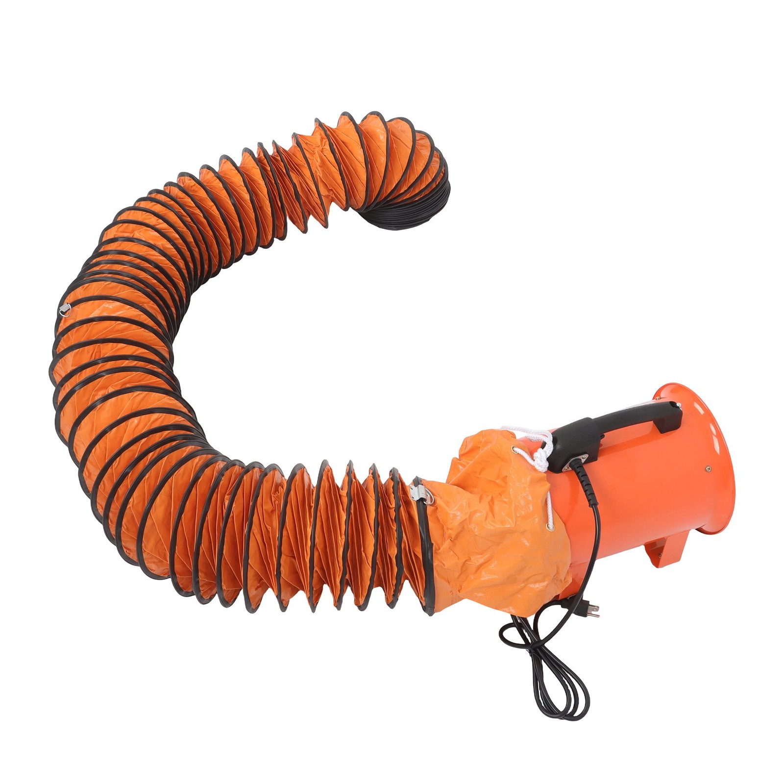 8 Inch Portable Air Mover Blower Fan 900CFM 180W 3450RPM with 33FT Duct Hose