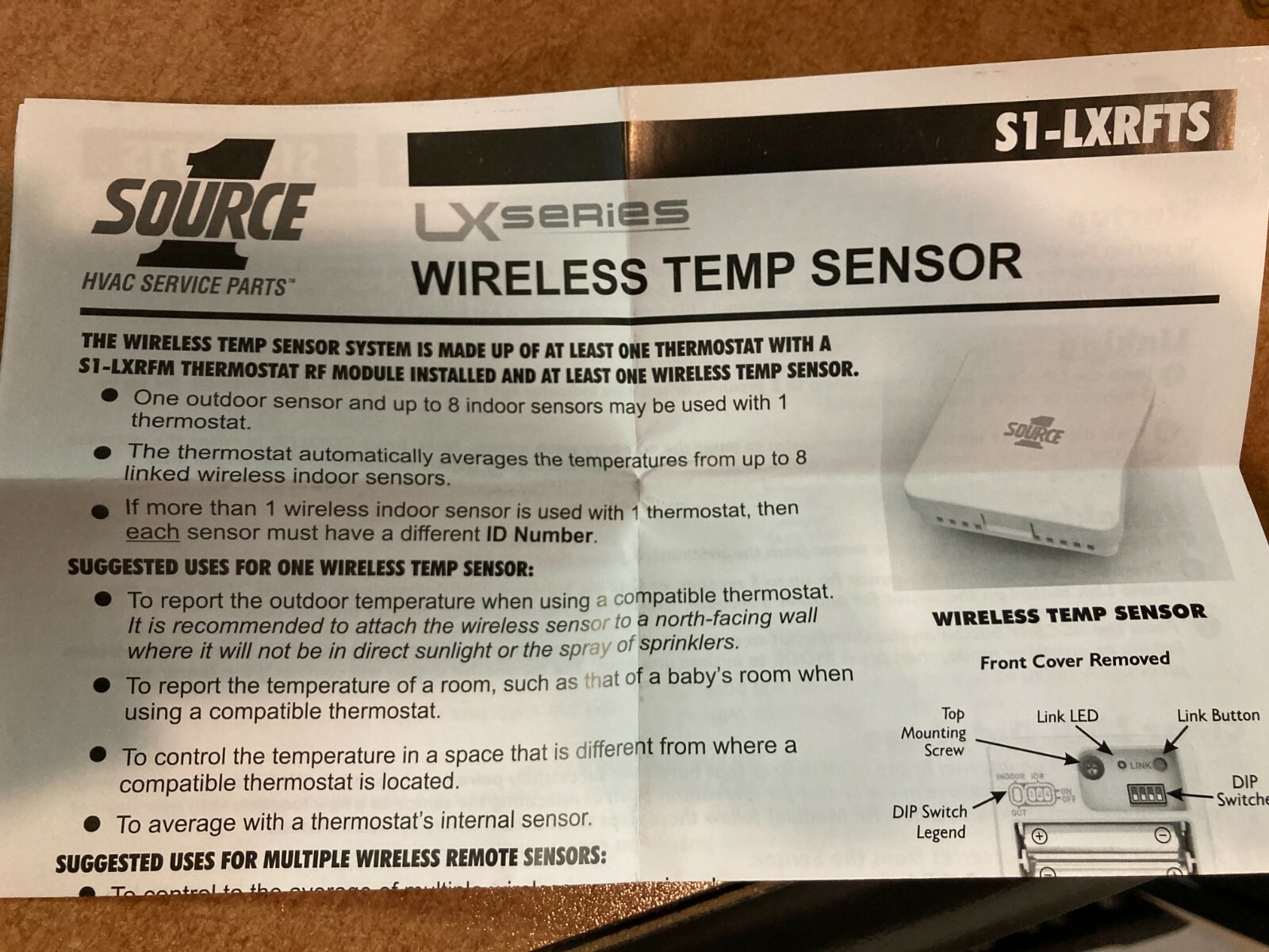 Lx Series Indoor/Outdoor Temp Sensor – Residential or Commercial