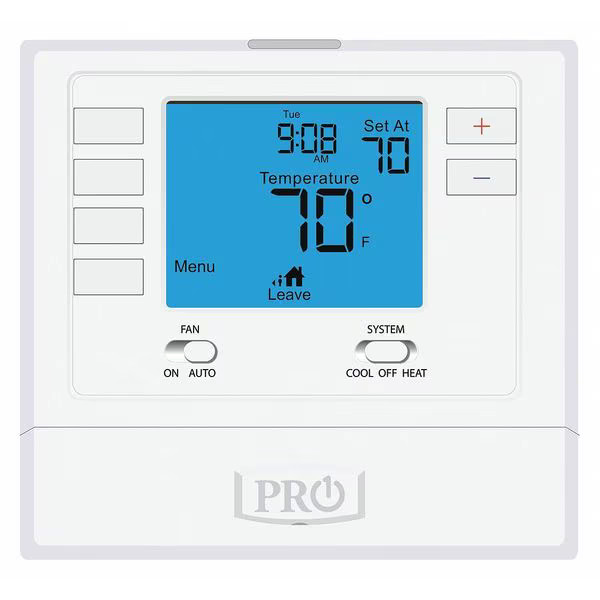 Pro1 Iaq Mutely-Stage Gas, 7, 5-1-1 Programs, 2 H, 2 C, Wall Mount,
