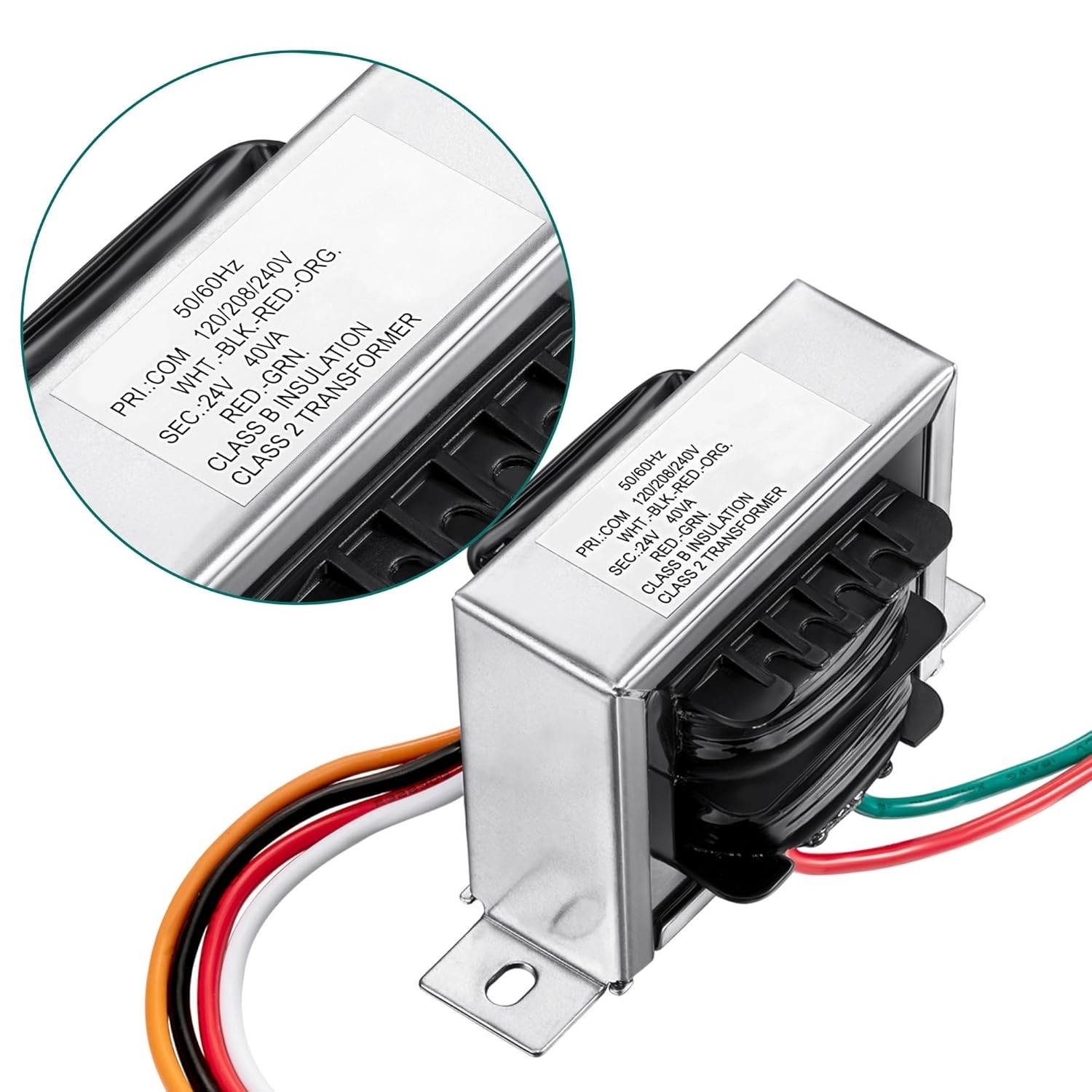 Reliable 24V 40VA Control Transformer with Multi Tap – For HVAC Systems