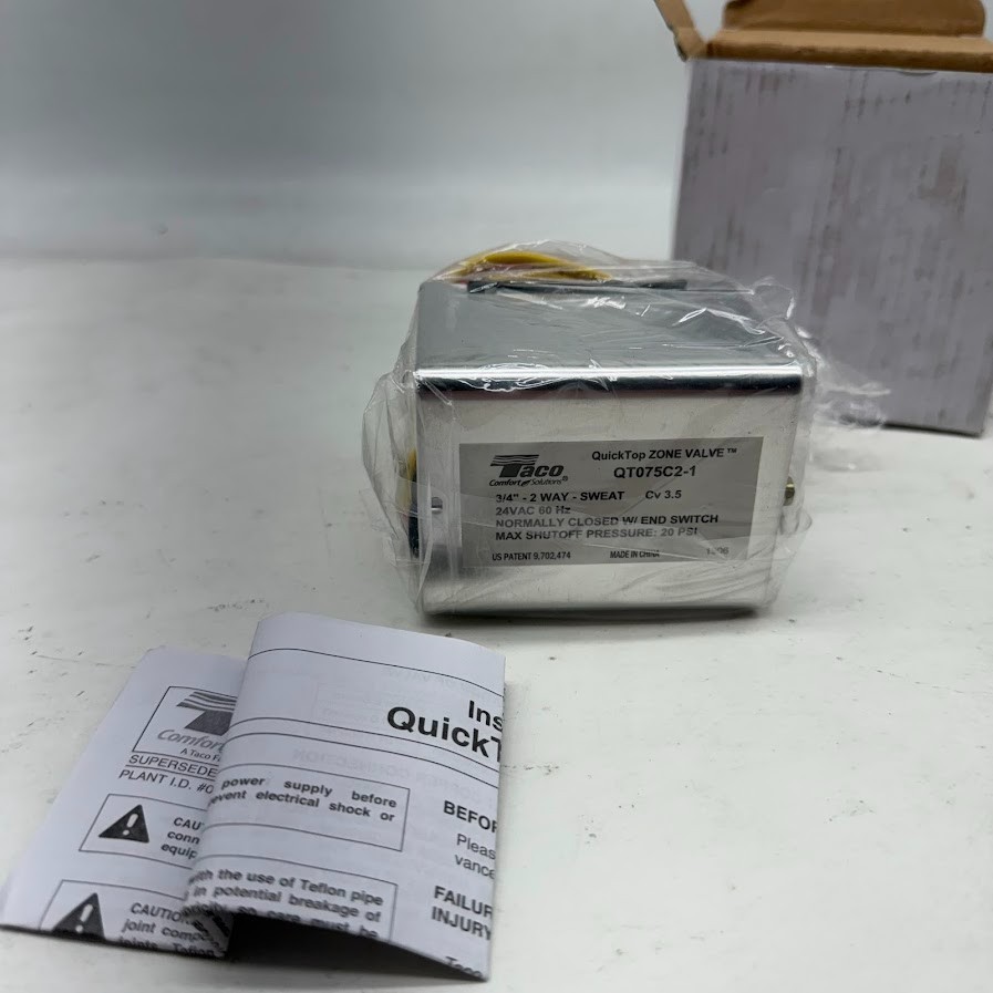 Taco 3/4 in. QuickTop Zone Valve TACO QT075C2-1