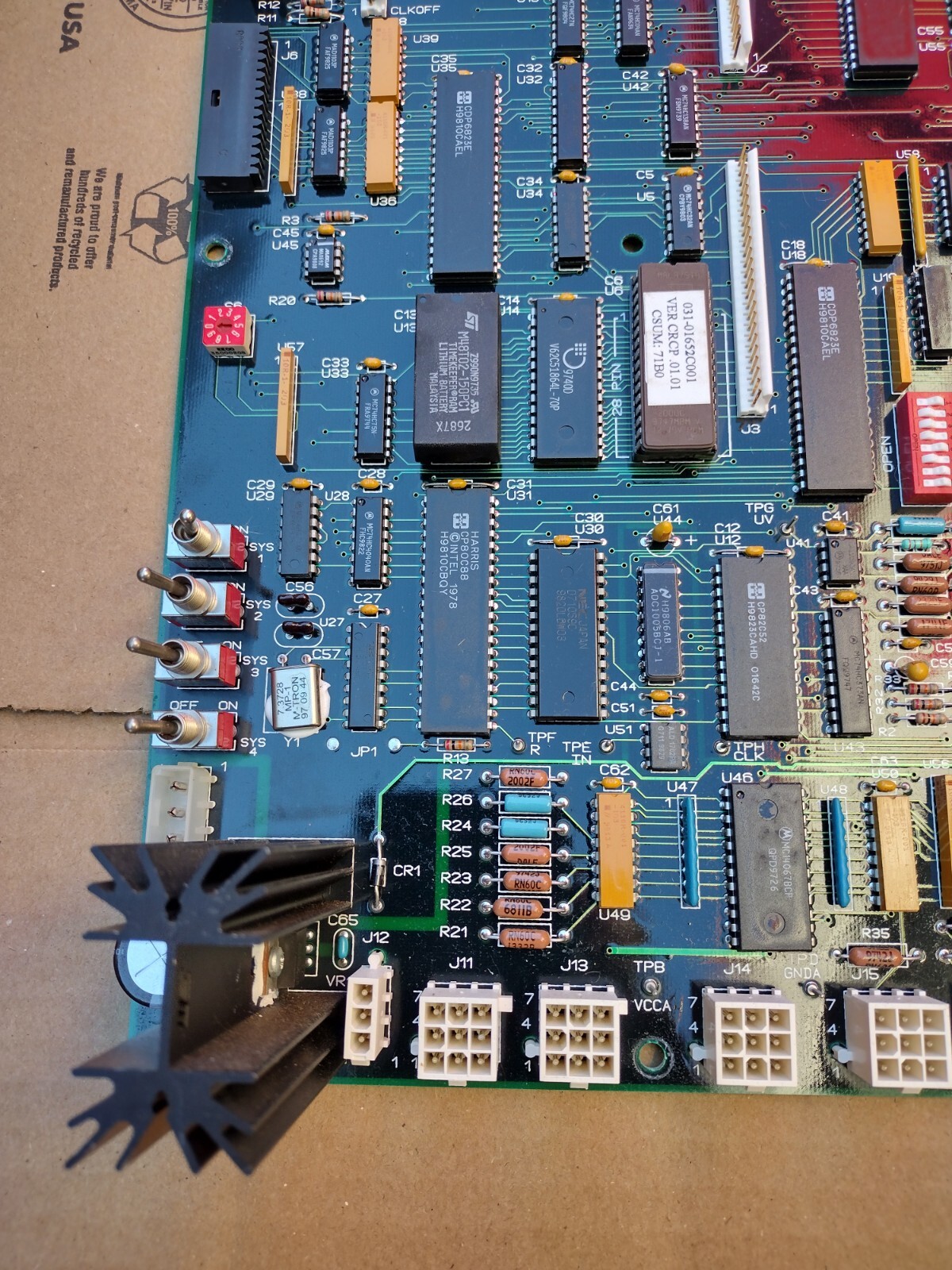 York 031-01095-002 Rev B Chiller Processor Board