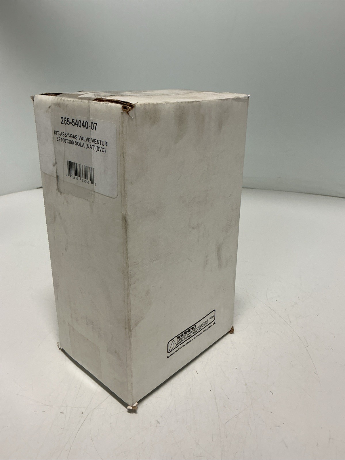 NEW, BRADFORD WHITE, 265-54040-07, GAS VALVE, NAT GAS, EF100T300. (8i-1)
