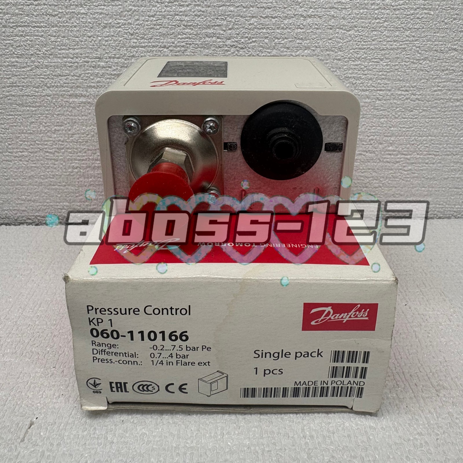 Danfoss 060-110166 KP1 Pressure switch#1pcs New In Box