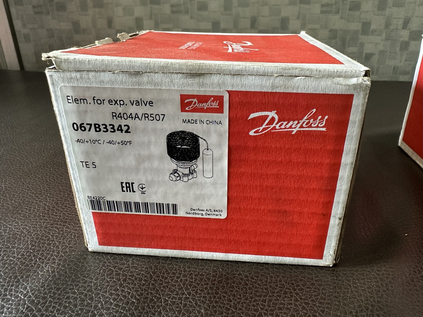Danfoss Expansion Valve TES 5 (R404/R507) 067B3342