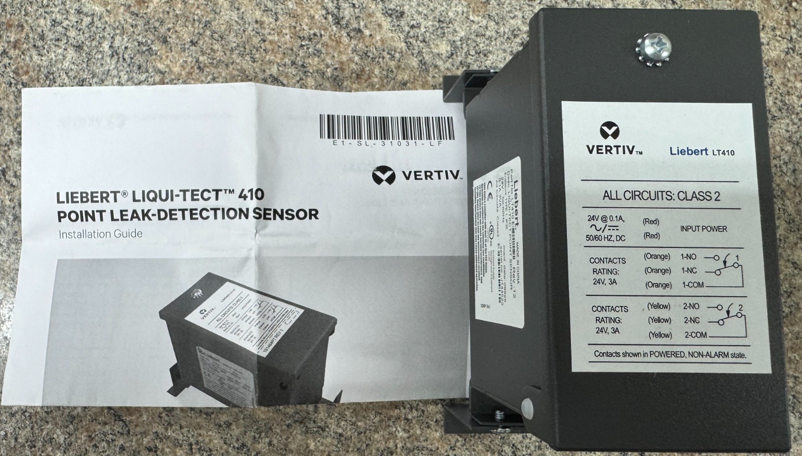 Vertiv Liebert LT410 Liqui-Tect Point Leak Detection Sensor New Open Box LT410