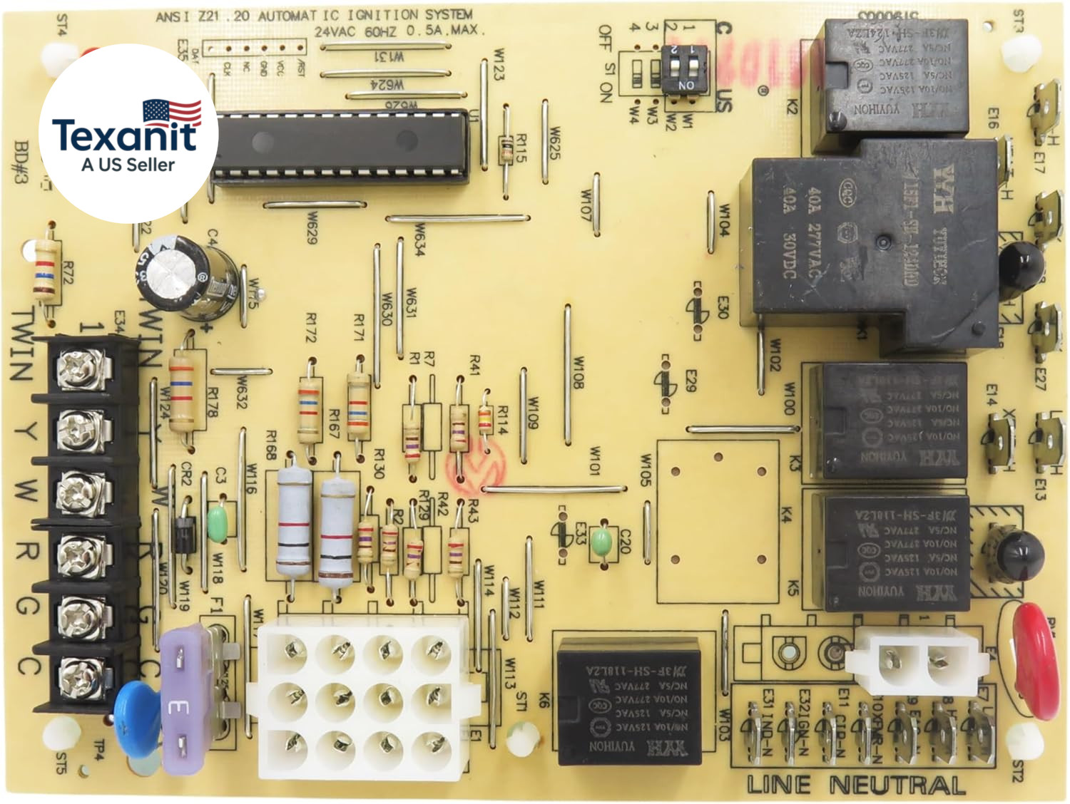 Furnace Control Board 50A55-743,Replacement for Amana/Goodman Furnace Control Ci