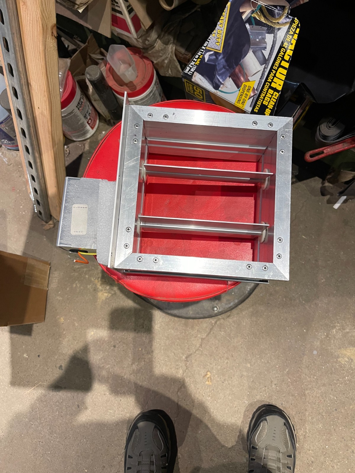 Honeywell 8×8 zone damper. model zd8x8/u