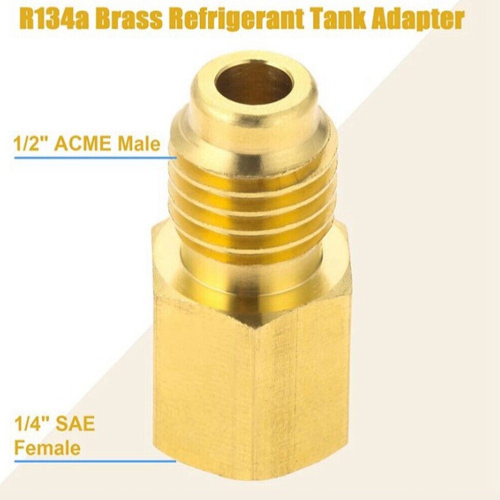 3pcs Vacuum Pump Adapter For R134a R12 R22 R410a Hvac Service High Quality