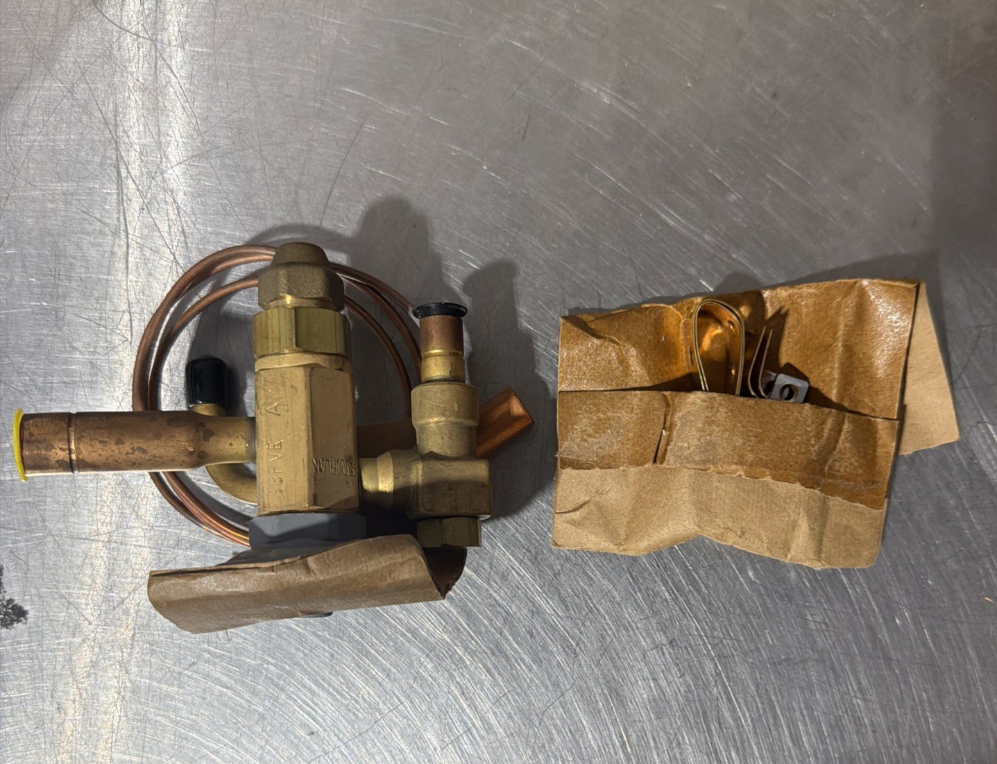 BRAND NEW Sporlan SBFVE-A-C Thermostatic Expansion Valve, 30″ Cap Tube,3/8 X 1/2