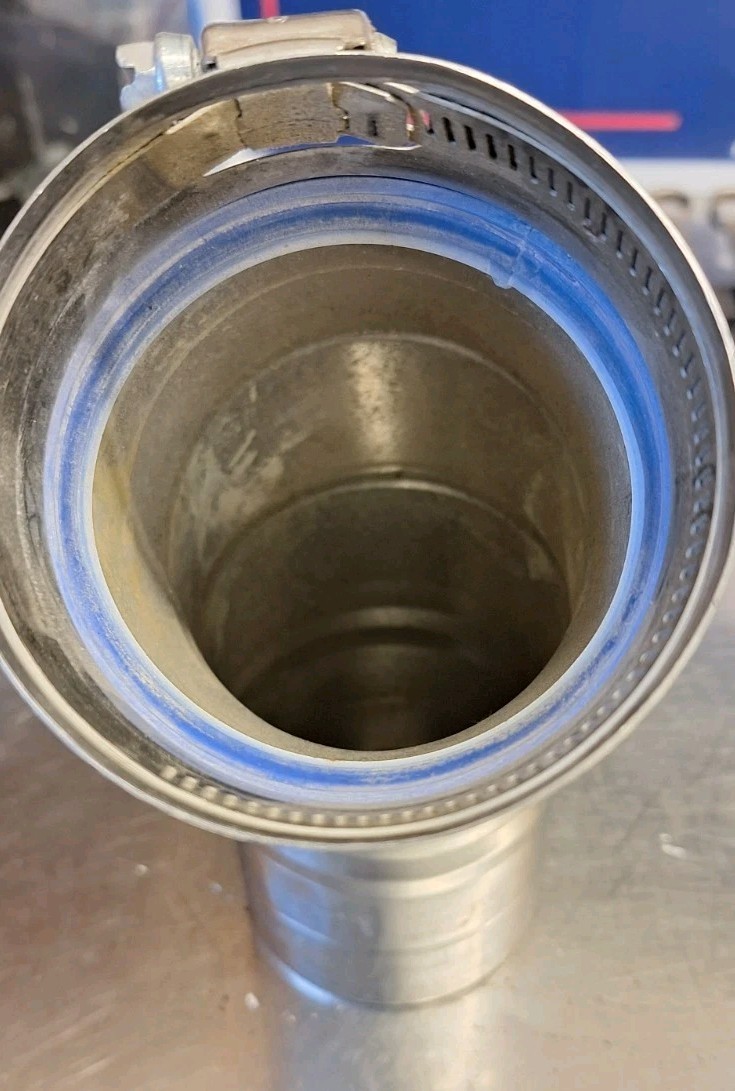 DuraVent FSELB4503 3 in. FasNSeal 45 deg Elbow Special Gas Vent