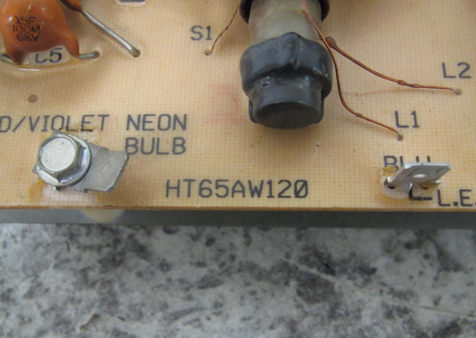 Carrier HT65AW120 A858-0762 322044-701 EAC Air Cleaner Power Pack Circuit Board