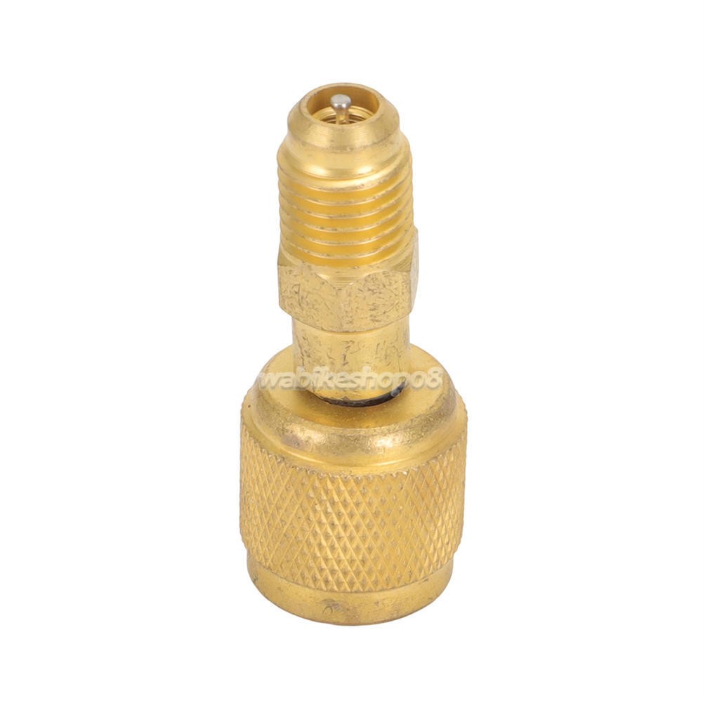 HVAC R32 Reverse Thread 1/4” Female, 1/4” Male Adapter For A2L R454B/R32 Tanks