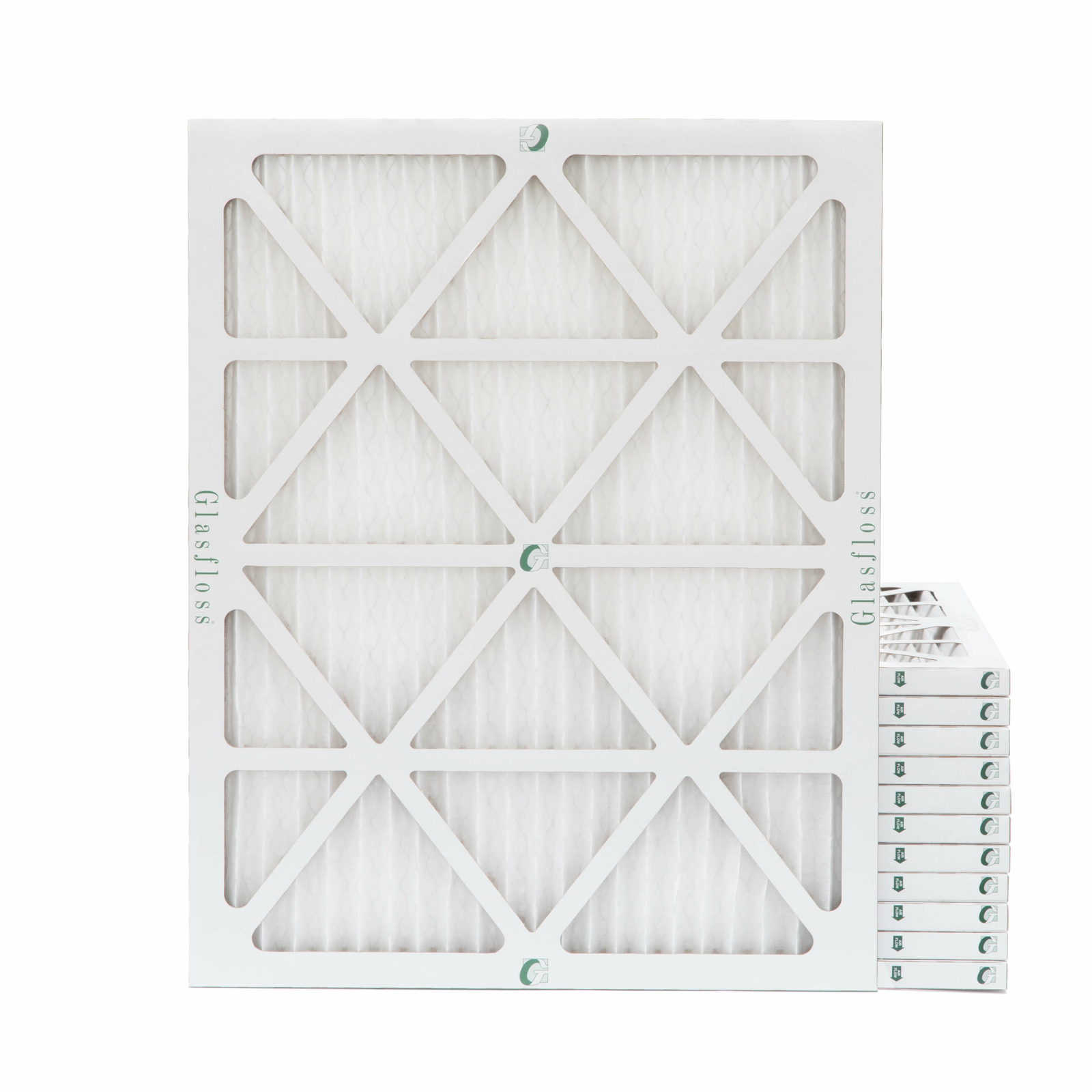 20x30x1 MERV 10 Pleated Air Filters. 12 PACK. Actual Size: 19-5/8 x 29-5/8 x 7/8