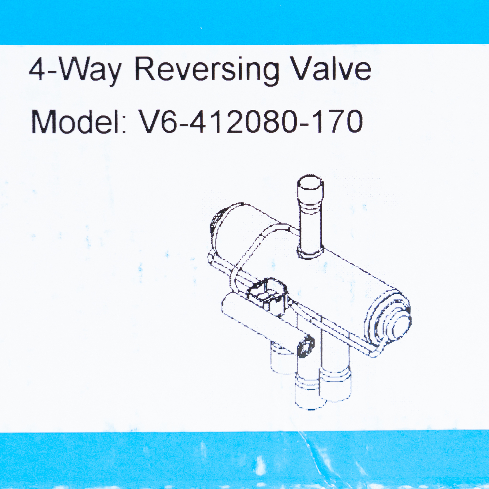 Ranco V6-412080-170 Refrigerant Heat Pump Reversing Valve 3/4 in x 1/2 in 6 tons