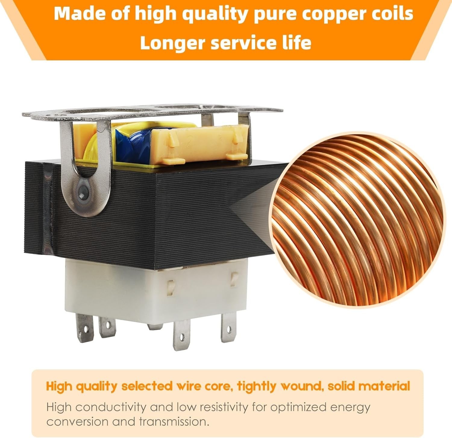 24V Furnace Transformer, 240V to 24V, 50/60Hz 40VA, for HVAC Equipment and Ga…