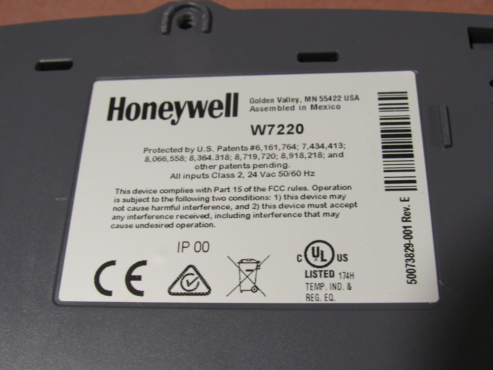 Honeywell W7220A1000 Jade Economizer Controller Software Ver. 1.15 quantity 1