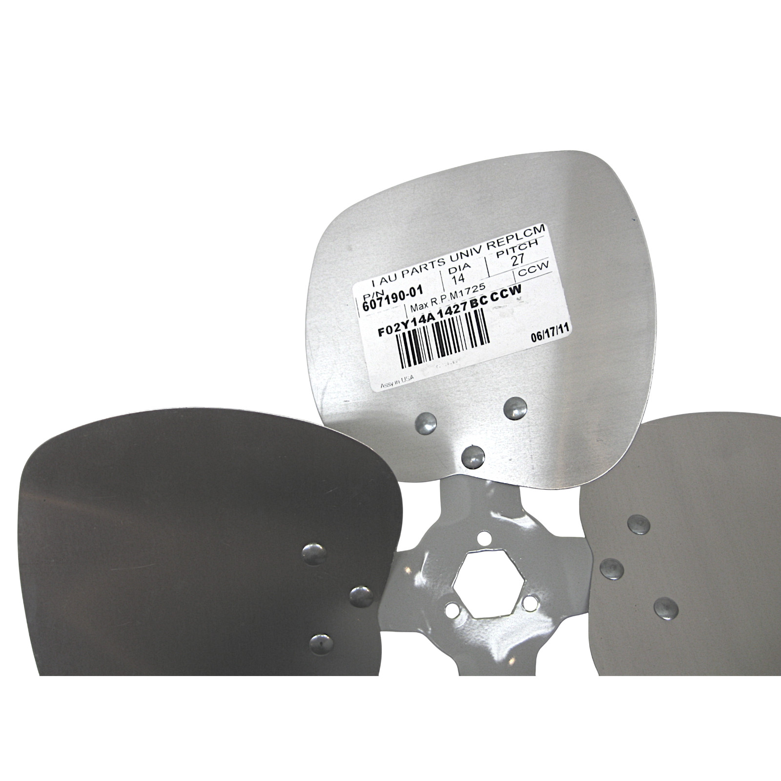 Lau 60719001 14″ Fan Blade CCW Rotation 27 Degree Pitch 4 Blades