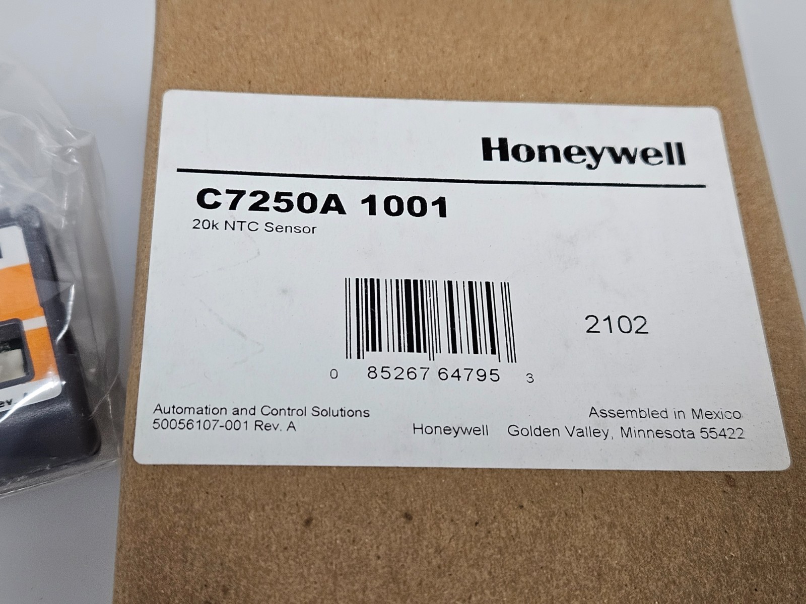 Honeywell C7250A1001 Mixed Outdoor Air Temperature Sensor NEW
