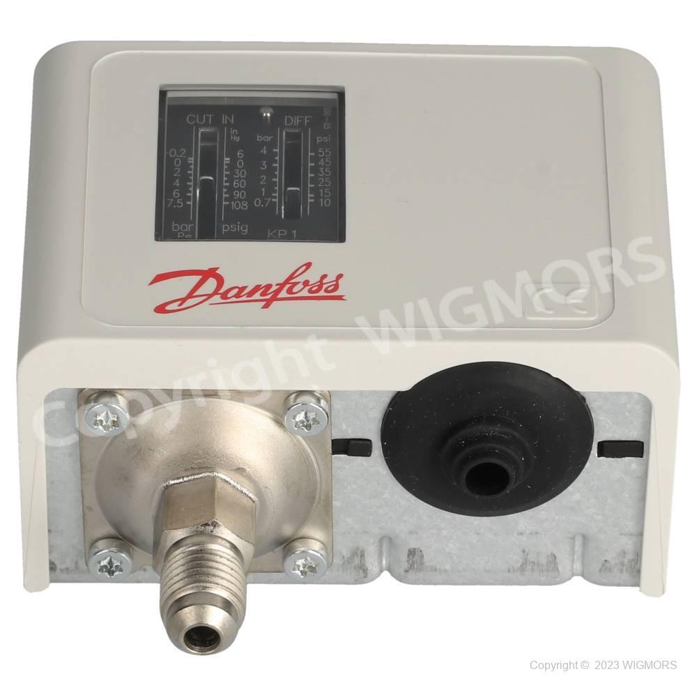 Pressure switch Danfoss KP 1 NC [-0,2-7,5]bar Auto 060-1101