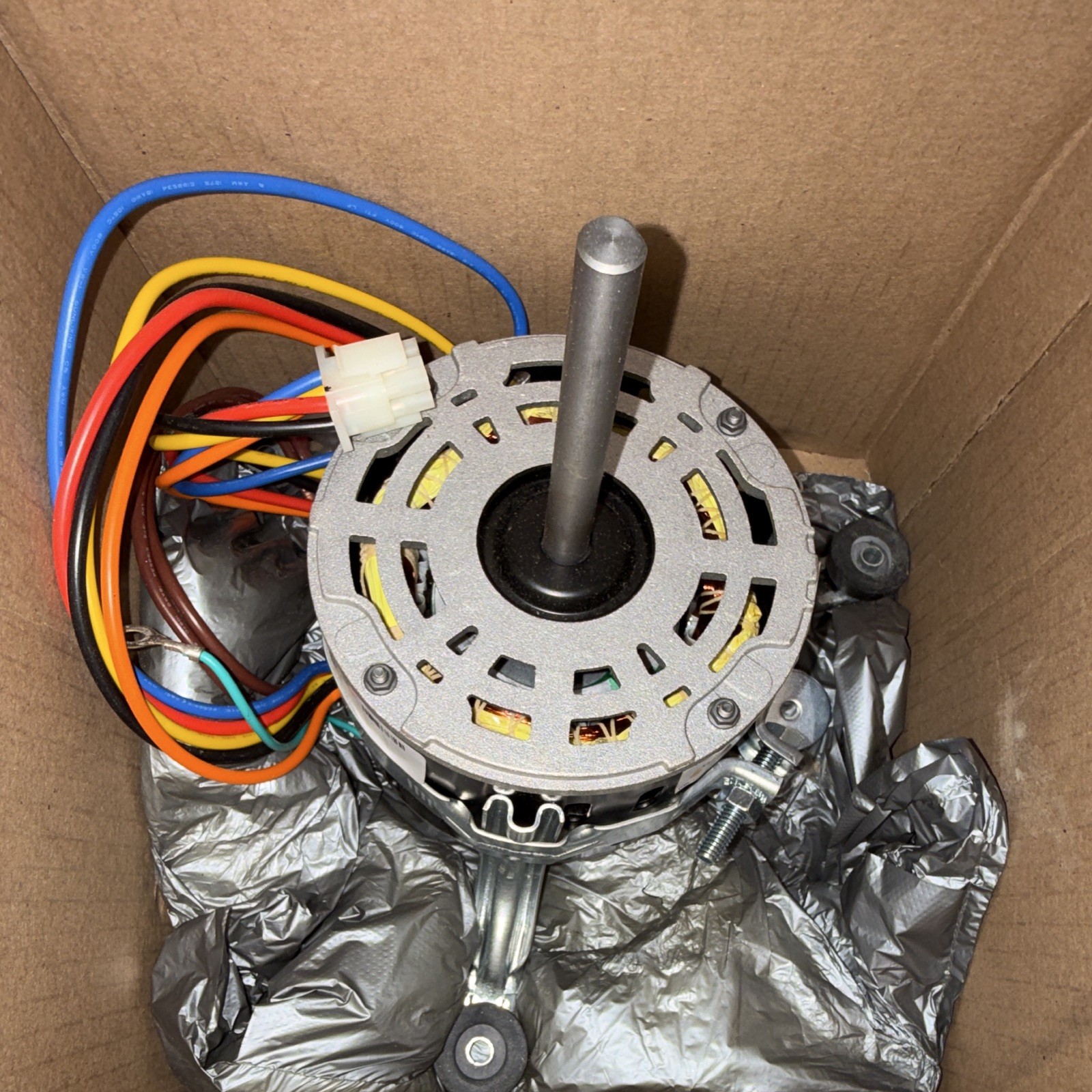 Nortek Replacement Motor 903075 E24SP 1-Phase Silver Metal Corded Electric