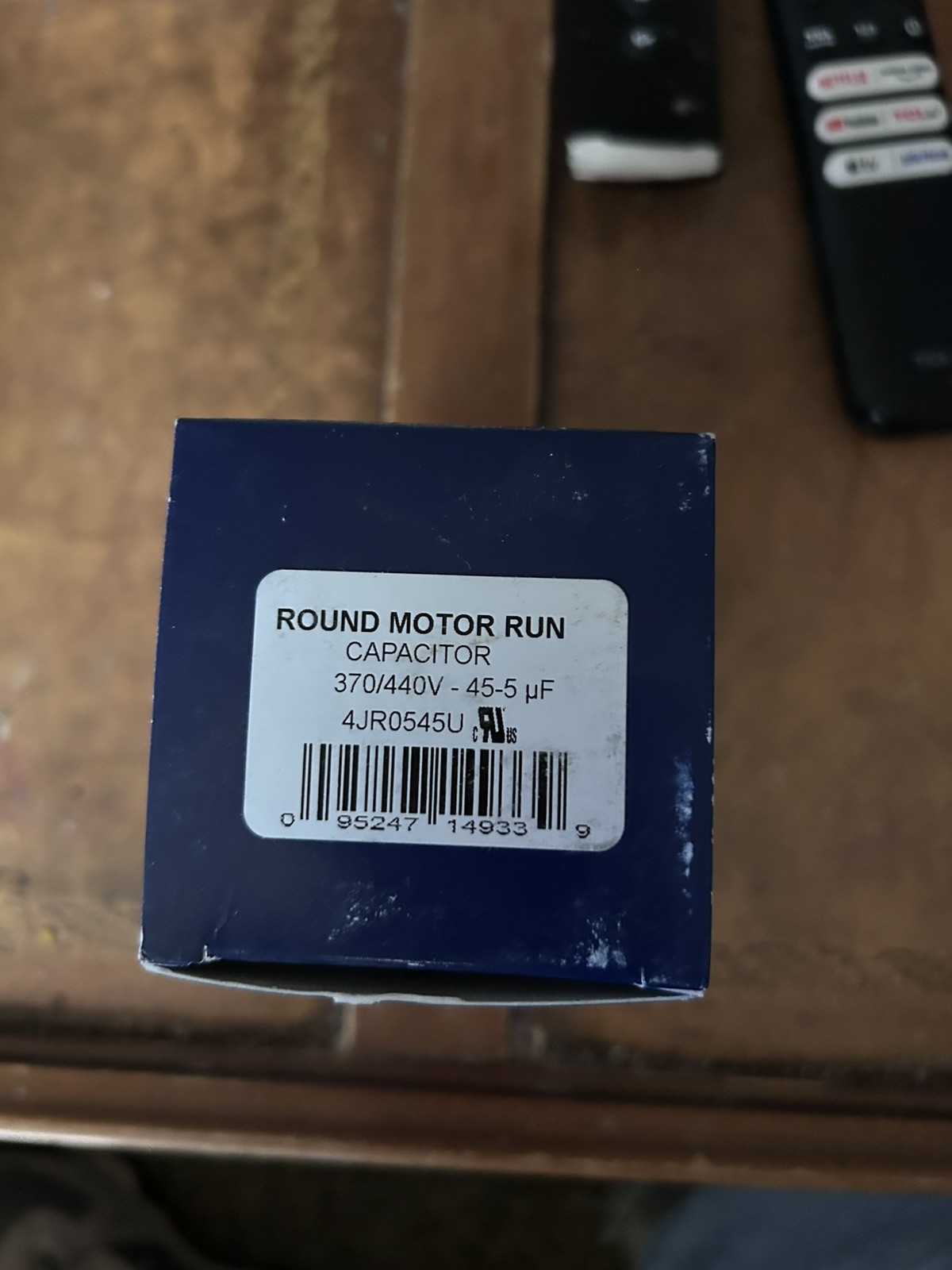 Diversitech 4JR0545U Round Motor Run Capacitor 45+5 uF, 370/440F 50/60Hz new