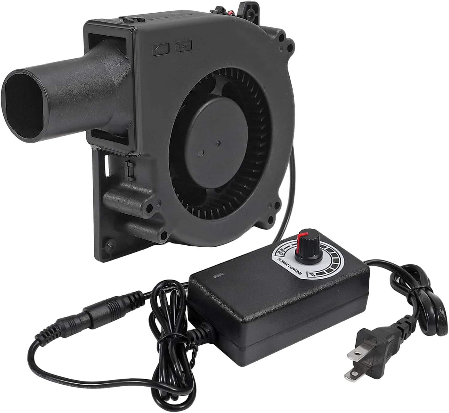120mm BBQ Fan 12V 4.72in Blower Brushless with 110V/120V Variable Speed Controll